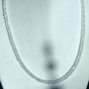 14k Blue Flash Faceted Moonstone